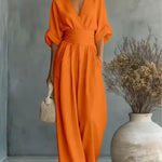 Risel - Jumpsuit to Feel Comfortable and Polished on Your Day.
