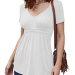 V Neck Tunic Tops - Zeagoo (Us Only)