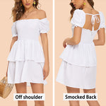 Lantern Sleeve Swing Mini Dress - Zeagoo (Us Only)