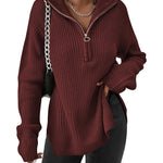 Zeagoo Long Sleeve Oversized Knit Sweater Tops