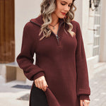 Zeagoo Long Sleeve Oversized Knit Sweater Tops