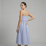 Isabella Tie-Front Midi Dress