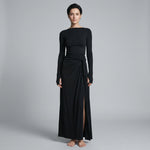 Seraphina Knotted Draped Maxi Dress