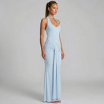 Vera Halter Knot Maxi Dress