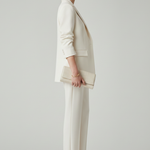 Women’s Blazer Set with Defined Shape and Straight-Leg Trousers