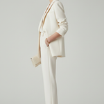Women’s Blazer Set with Defined Shape and Straight-Leg Trousers