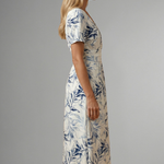 Georgia Wright | Floral V-Neck Midi Dress For Women