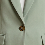 Women’s Sleeveless Blazer with Notch Collar and Pockets