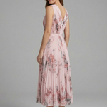 Imogen Hughes | Floral Pleated Midi Dress For Women