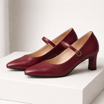 Women's Leather Pointed Pumps | Refined Everyday Fit