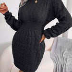 Sofia Bellini | Elegant Knit Mini Dress For Women