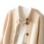 Evelyn Wool Cashmere Cardigan