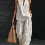 Zoe | Sleeveless Top and Wide Pants