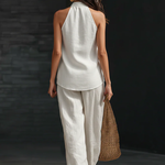 Zoe | Sleeveless Top and Wide Pants