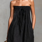 Ninetta | Jumpsuit Estiva Senza Spalline con Fiocco