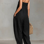 Ninetta | Jumpsuit Estiva Senza Spalline con Fiocco