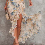 Emma | Abito Chiffon Beige