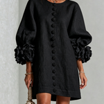 Florence | Floral Button-Down Mini Dress