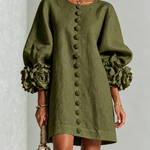 Florence | Floral Button-Down Mini Dress