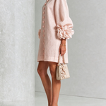 Florence | Floral Button-Down Mini Dress