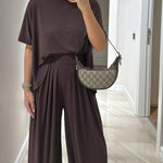 Sophie | Ensemble loungewear avec pantalon plissé et haut confortable