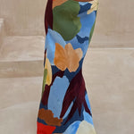 Abstract Geometric Pattern Knitted Jacket
