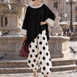 Black & White Polka Dot Two-Piece Set