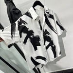 Graffiti Print Loose Casual Shirt