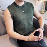 Mesh Hollow Ice Silk Vest