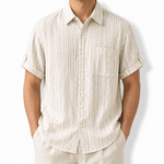 Spencer Striped Button-Up Shirt