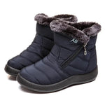 Women's Fuzzy Lined Slip-On Winter Boots