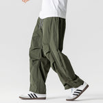 Japanese Retro Thin Loose Scimitar Pants
