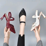 Women’s Soft-Leather-Look Comfort Arch Support Heels