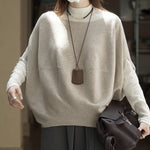 Sleeveless Crew Neck Loose Sweater