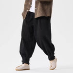 Thickened Faux Lamb Wool Loose Casual Harem Pants