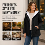 Women's Stud Detail Hooded Jacket