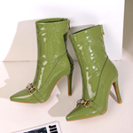 Lisbeth Patent Leather Boots