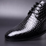 Cordova Croc Oxfords