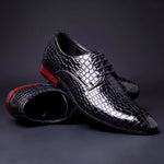 Cordova Croc Oxfords