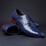 Cordova Croc Oxfords