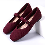 Knit Mary Jane Flats