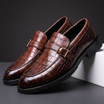Gavino Croc Loafers