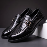 Gavino Croc Loafers