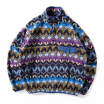 Retro Half-open Collar Sweatshirt