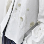 Womenâ€™s Line Embroidery 3D Casual Shirt