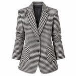 Ann Houndstooth Blazer