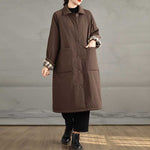 Mid-length Loose Pocket Coat