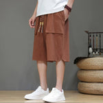 Thin Loose-fitting Straight-leg Casual Shorts