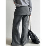 Two-piece Flared Casual Pants