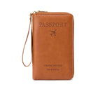 Multi Compartment Travel Passport Wallet